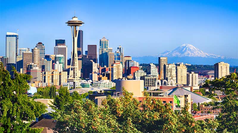 Seattle skyline.