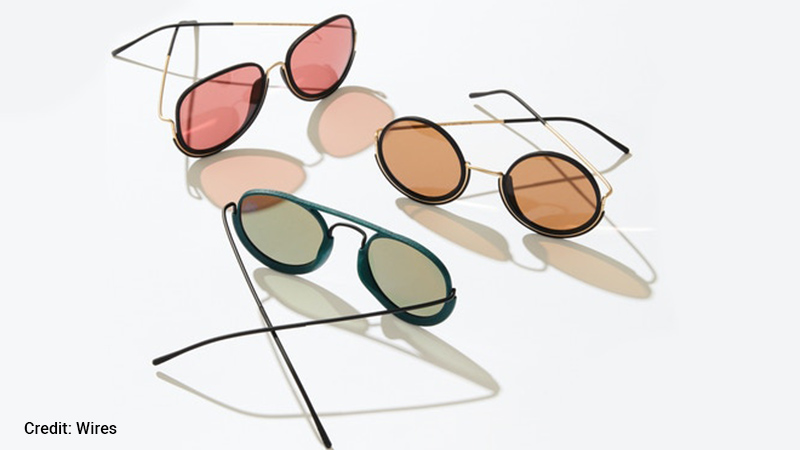 Wires glasses.