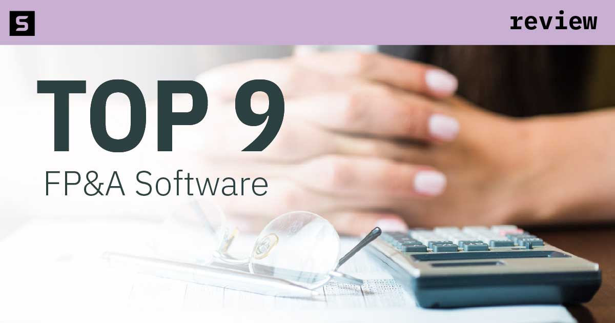 Woman looking at top FP and A software.