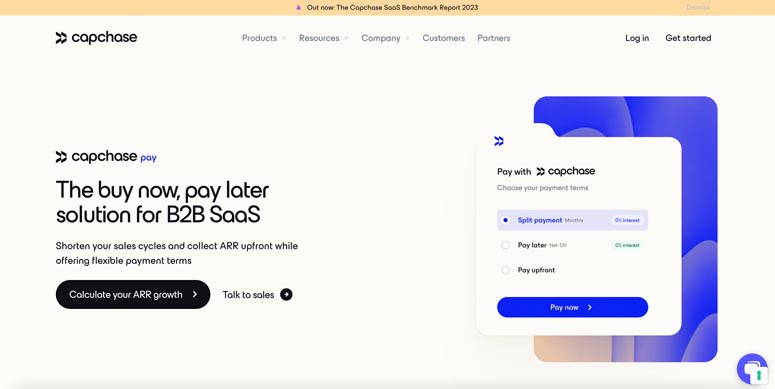 Capchase website