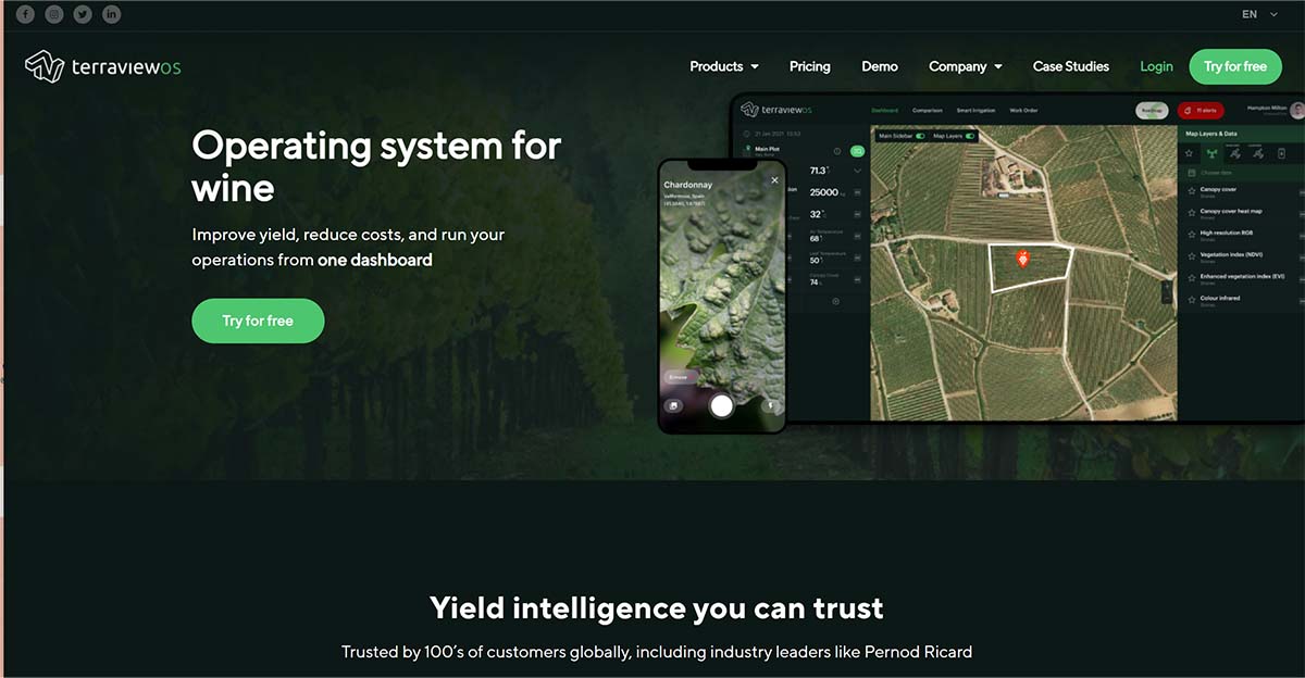 Terraview website.