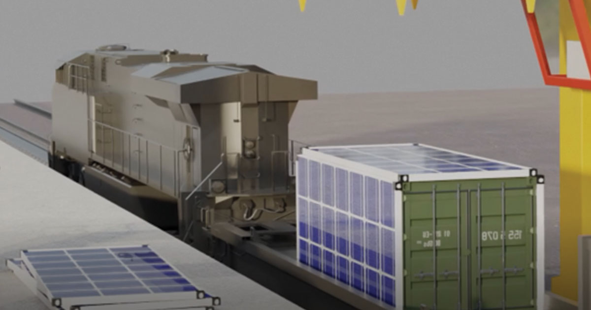 Product of Solar Intermodals SBU System.