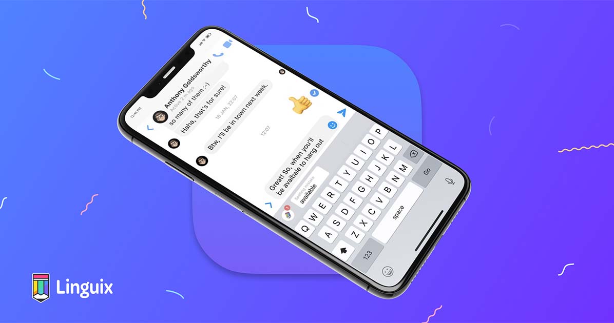 Linguix mobile app.