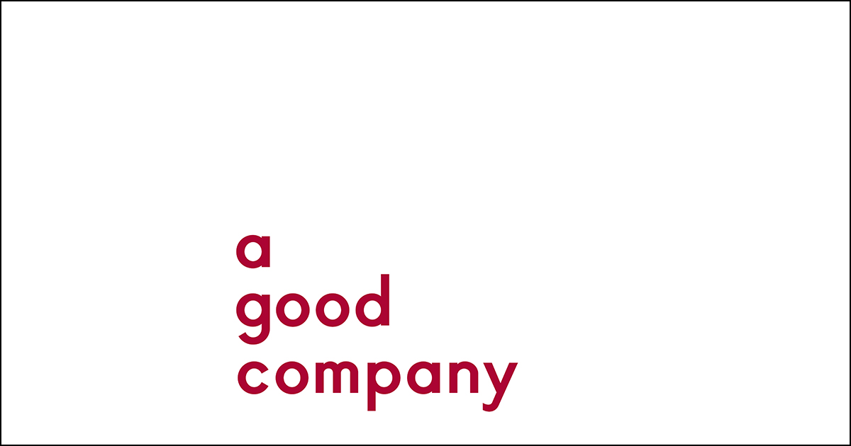 A Good Company logo.