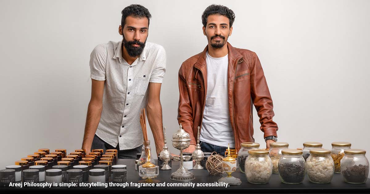 Areej Fragrence co-founders.