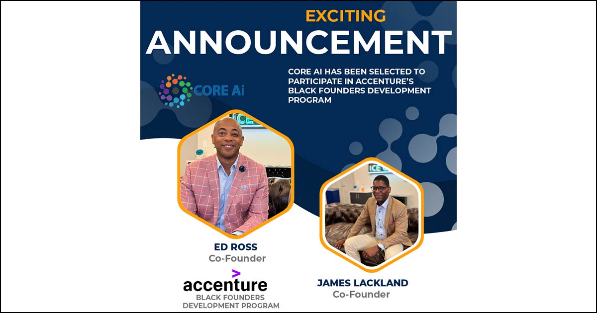 Core AI event promotion with founder.