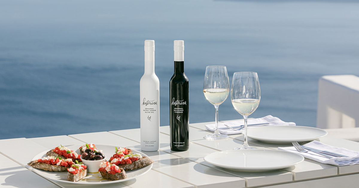 Kosterina olive oil and vinegar.
