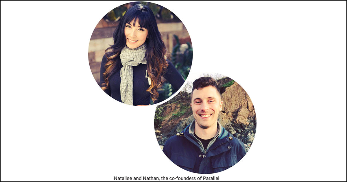 Founders of skincare startup Parallel Health.