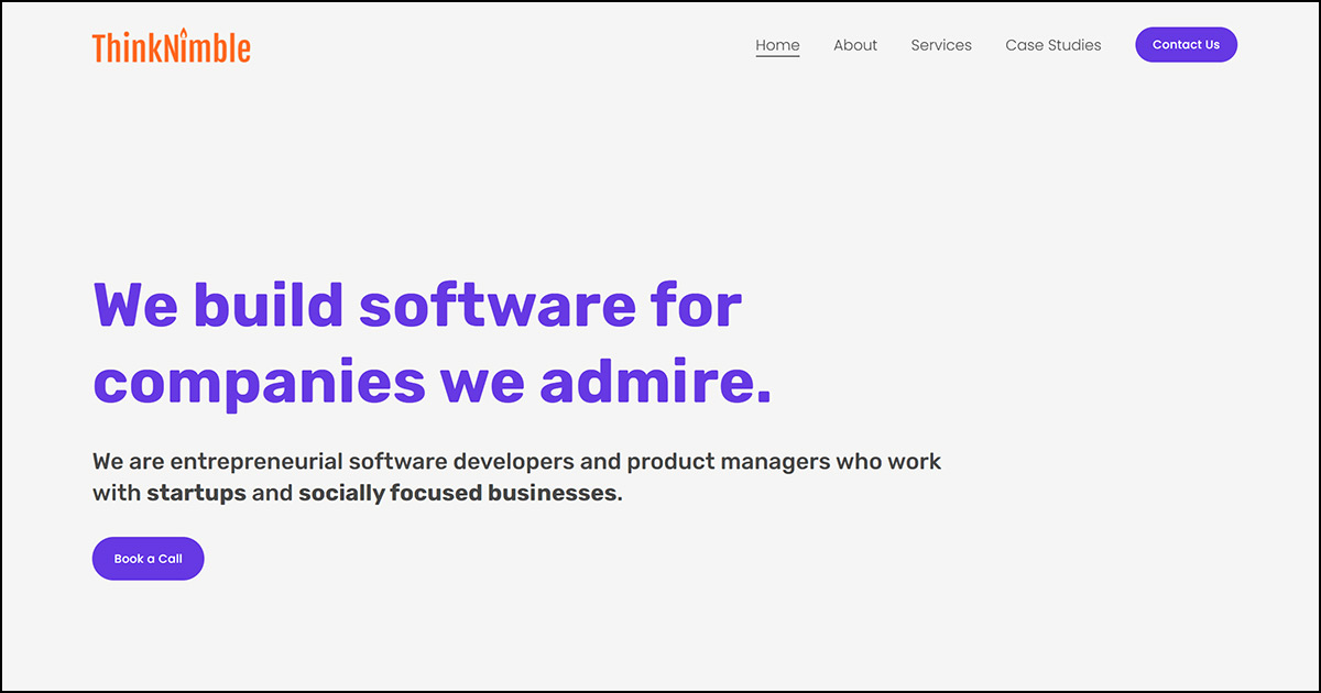 ThinkNimble website