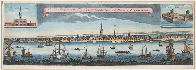 Early Print of Philadelphia
